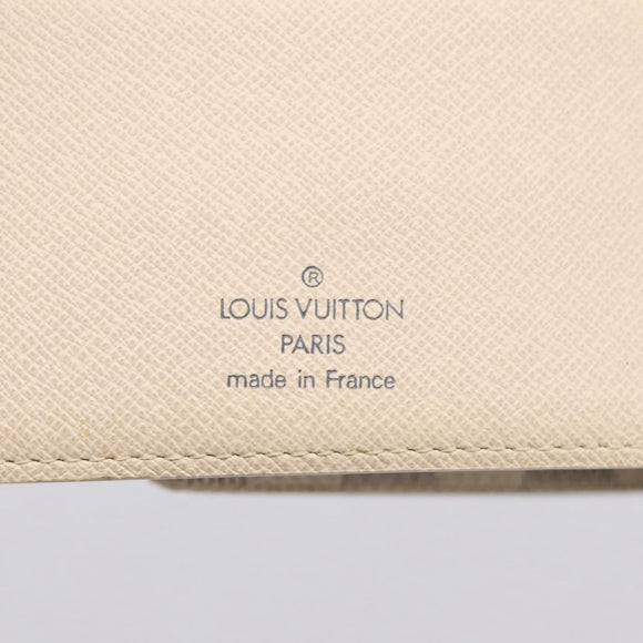 LOUIS VUITTON Damier Azur Agenda MM Day Planner Cover R20707 LV Auth 195511V