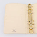 LOUIS VUITTON Damier Azur Agenda MM Day Planner Cover R20707 LV Auth 195511V-18