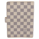 LOUIS VUITTON Damier Azur Agenda MM Day Planner Cover R20707 LV Auth 195511V-2