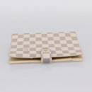LOUIS VUITTON Damier Azur Agenda MM Day Planner Cover R20707 LV Auth 195511V-3