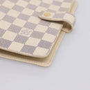 LOUIS VUITTON Damier Azur Agenda MM Day Planner Cover R20707 LV Auth 195511V-7