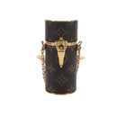 LOUIS VUITTON Monogram Lipstick Case Cosmetic Pouch MP2406 LV Auth 195512M-13