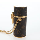 LOUIS VUITTON Monogram Lipstick Case Cosmetic Pouch MP2406 LV Auth 195512M-3