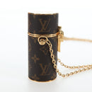 LOUIS VUITTON Monogram Lipstick Case Cosmetic Pouch MP2406 LV Auth 195512M-4