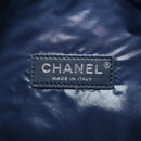 CHANEL Chain Matelasse Shoulder Bag tweed White Silver CC Auth 195515M-21