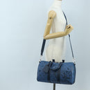 LOUIS VUITTON Monogram Aqua Garden Speedy Bandouliere 35 M22573 Auth 195516SAM-29