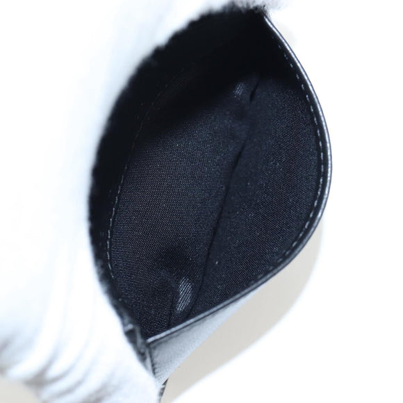 Christian Dior Trotter Canvas Shoulder Pouch Navy Silver Auth 195520V