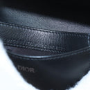 Christian Dior Trotter Canvas Shoulder Pouch Navy Silver Auth 195520V-22