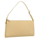 LOUIS VUITTON Epi Pochette Accessoires Pouch Vanilla M5294A LV Auth 195523V-1