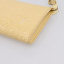 LOUIS VUITTON Epi Pochette Accessoires Pouch Vanilla M5294A LV Auth 195523V-10