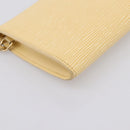 LOUIS VUITTON Epi Pochette Accessoires Pouch Vanilla M5294A LV Auth 195523V-11