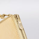 LOUIS VUITTON Epi Pochette Accessoires Pouch Vanilla M5294A LV Auth 195523V-15
