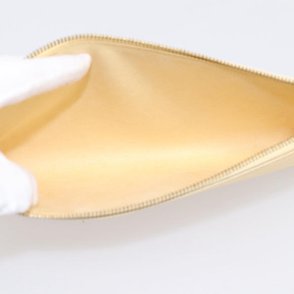 LOUIS VUITTON Epi Pochette Accessoires Pouch Vanilla M5294A LV Auth 195523V