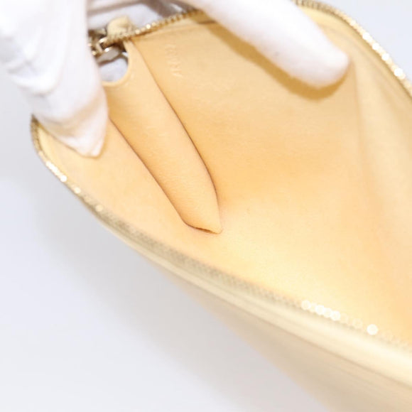 LOUIS VUITTON Epi Pochette Accessoires Pouch Vanilla M5294A LV Auth 195523V