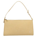 LOUIS VUITTON Epi Pochette Accessoires Pouch Vanilla M5294A LV Auth 195523V-2