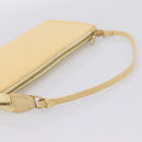 LOUIS VUITTON Epi Pochette Accessoires Pouch Vanilla M5294A LV Auth 195523V-7