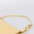 LOUIS VUITTON Epi Pochette Accessoires Pouch Vanilla M5294A LV Auth 195523V-8