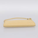 LOUIS VUITTON Epi Pochette Accessoires Pouch Vanilla M5294A LV Auth 195523V-9