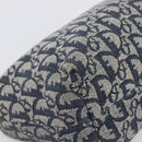 Christian Dior Trotter Canvas Accessory Pouch Navy Gold Auth 195525V-15