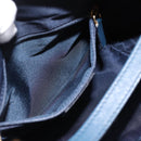Christian Dior Trotter Canvas Accessory Pouch Navy Gold Auth 195525V-22