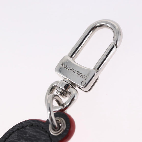 LOUIS VUITTON Sporty Car Vivienne Key Ring Leather Black M00960 LV Auth 195527M