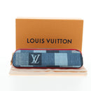 LOUIS VUITTON Monogram Denim Trousse Elizabeth Pen Case Blue GI0444 Auth 195530M-12