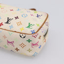 LOUIS VUITTON Monogram Multicolor Trousse Wapity Pouch White M58034 Auth 195531-9