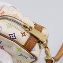 LOUIS VUITTON Monogram Multicolor Trousse Wapity Pouch White M58034 Auth 195531-10