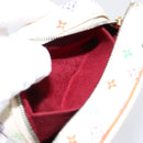 LOUIS VUITTON Monogram Multicolor Trousse Wapity Pouch White M58034 Auth 195531-20