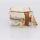 LOUIS VUITTON Monogram Multicolor Trousse Wapity Pouch White M58034 Auth 195531-3