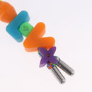 LOUIS VUITTON Porte Cles LV Play Key Ring metal Multicolor MP3450 Auth 195533M-3