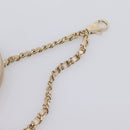 CHANEL Matelasse Pouch Lamb Skin Champagne Gold CC Auth 195534M-9