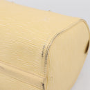 LOUIS VUITTON Epi Speedy 25 Hand Bag Vanilla M4301A LV Auth 195536-11