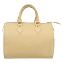 LOUIS VUITTON Epi Speedy 25 Hand Bag Vanilla M4301A LV Auth 195536-2