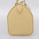 LOUIS VUITTON Epi Speedy 25 Hand Bag Vanilla M4301A LV Auth 195536-5