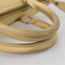 LOUIS VUITTON Epi Speedy 25 Hand Bag Vanilla M4301A LV Auth 195536-8