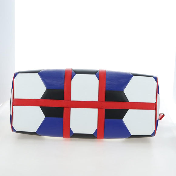 LOUIS VUITTON Epi FIFA Collaboration Keepall Bandouliere 50 Blue Auth 195540SM