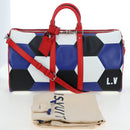 LOUIS VUITTON Epi FIFA Collaboration Keepall Bandouliere 50 Blue Auth 195540SM-12