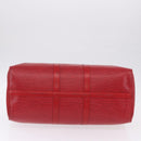 LOUIS VUITTON Epi Keepall 45 Boston Bag Red M42977 LV Auth 195542A-10