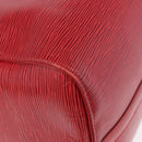 LOUIS VUITTON Epi Keepall 45 Boston Bag Red M42977 LV Auth 195542A-12