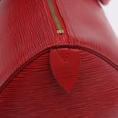 LOUIS VUITTON Epi Keepall 45 Boston Bag Red M42977 LV Auth 195542A-16
