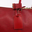 LOUIS VUITTON Epi Keepall 45 Boston Bag Red M42977 LV Auth 195542A-17