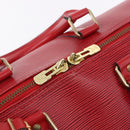 LOUIS VUITTON Epi Keepall 45 Boston Bag Red M42977 LV Auth 195542A-19