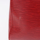 LOUIS VUITTON Epi Keepall 45 Boston Bag Red M42977 LV Auth 195542A-4