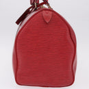 LOUIS VUITTON Epi Keepall 45 Boston Bag Red M42977 LV Auth 195542A-5