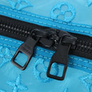 LOUIS VUITTON Monogram Mesh Keepall Triangle 50 Turquoise M45048 Auth 195543SAM-26