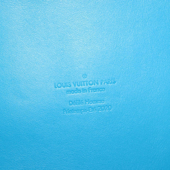 LOUIS VUITTON Monogram Mesh Keepall Triangle 50 Turquoise M45048 Auth 195543SAM