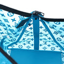 LOUIS VUITTON Monogram Mesh Keepall Triangle 50 Turquoise M45048 Auth 195543SAM-29