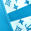 LOUIS VUITTON Monogram Mesh Keepall Triangle 50 Turquoise M45048 Auth 195543SAM-11