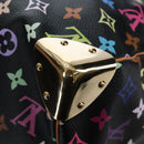 LOUIS VUITTON Monogram Multicolor Keepall 45 Bag Black M92640 Auth 195545SV-17